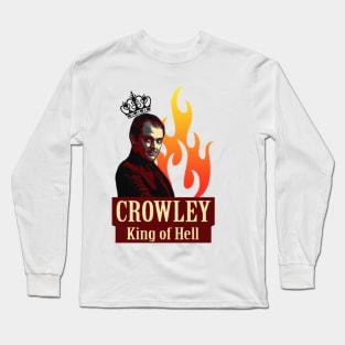 Crowley _ King of Hell Long Sleeve T-Shirt